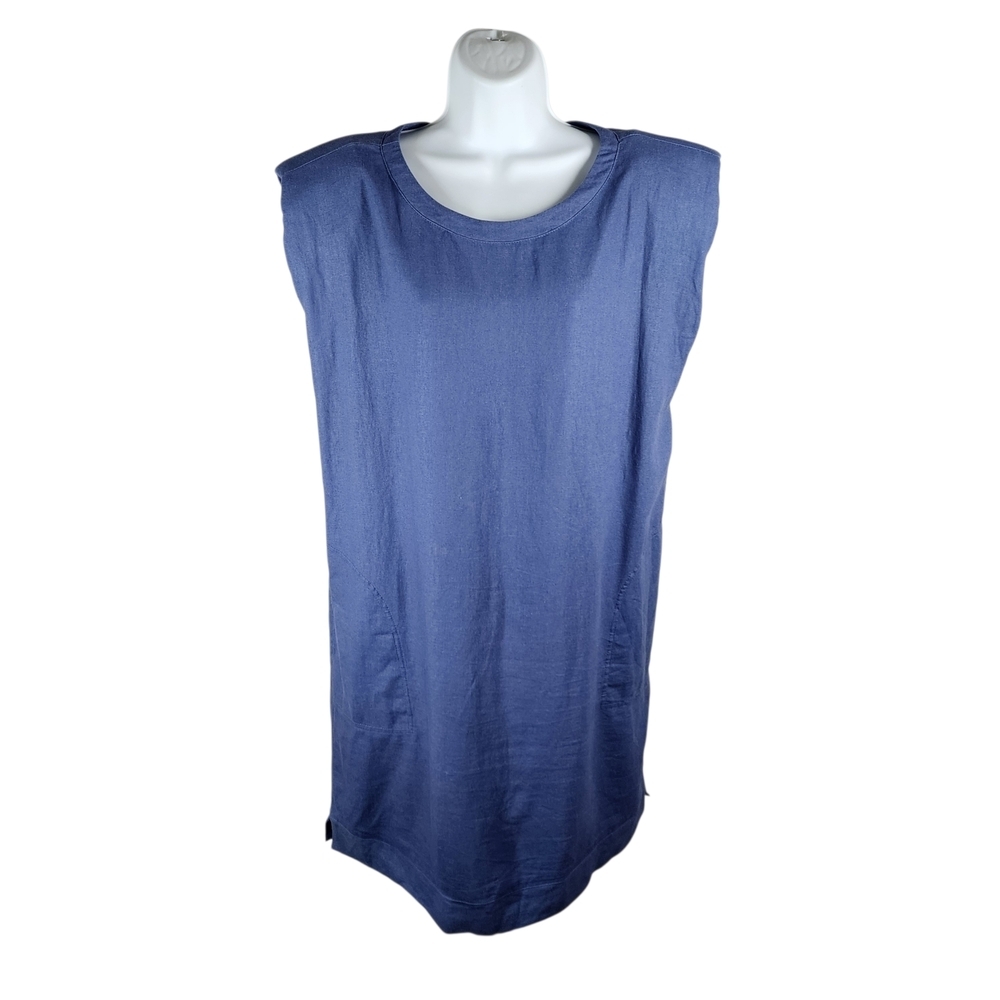 SINGLE THREAD LINEN BLEND DRESS - Picture 3 of 9